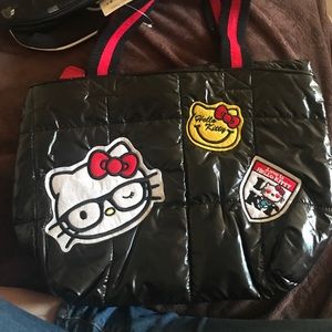 Hello Kitty Black Small Shoulder Purse